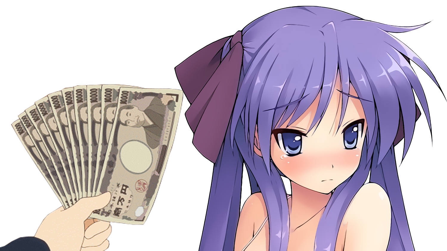 Anime Hand Holding Money 1500x844 Wallpaper Teahub Io