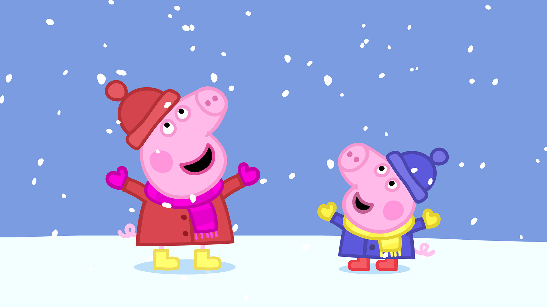 Peppa Pig Winter X Wallpaper Teahub Io