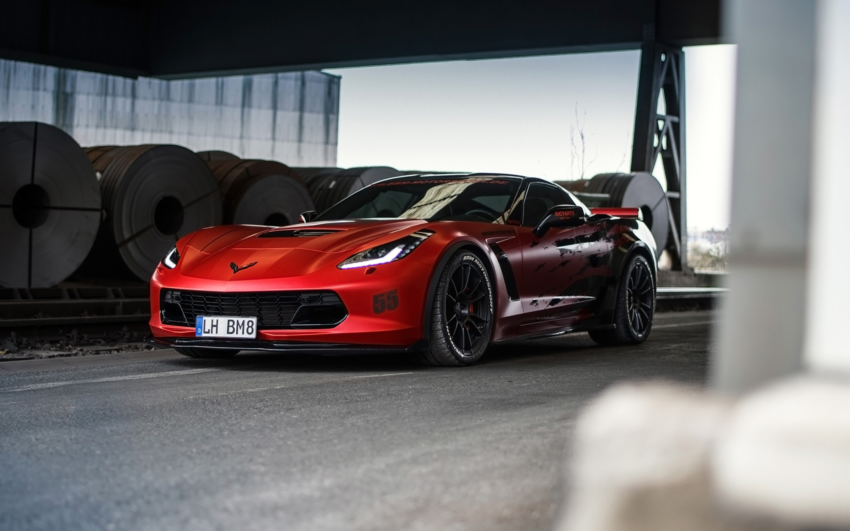 C7 Z06 Corvette Wallpaper Red 1440x900 Wallpaper Teahub Io