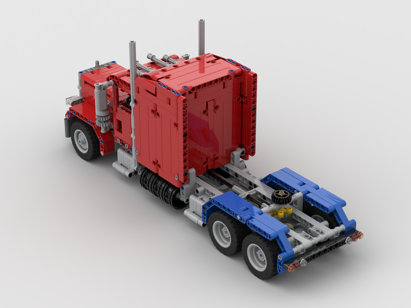 Lego Moc Custom Rc Us Show Truck By Rebrickable Build With Off