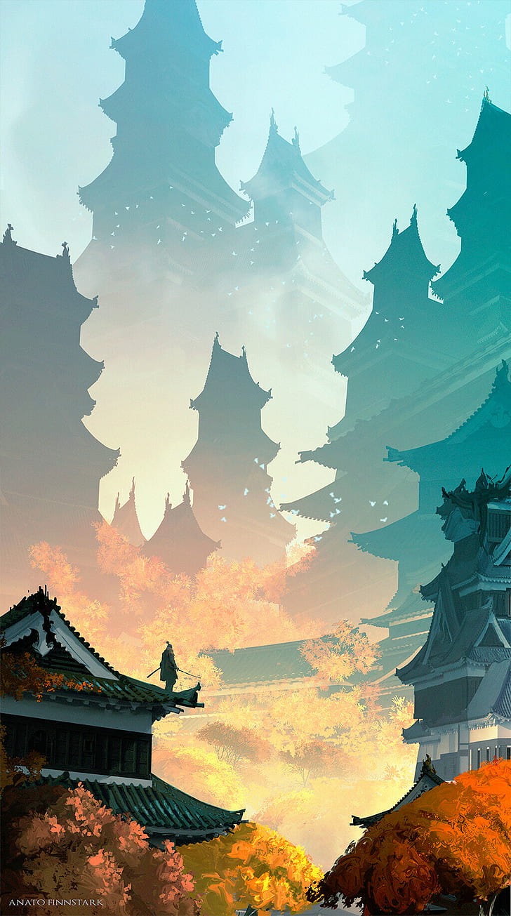 Fantasy Art Sekiro Sekiro Temple 728x1305 Wallpaper Teahub Io