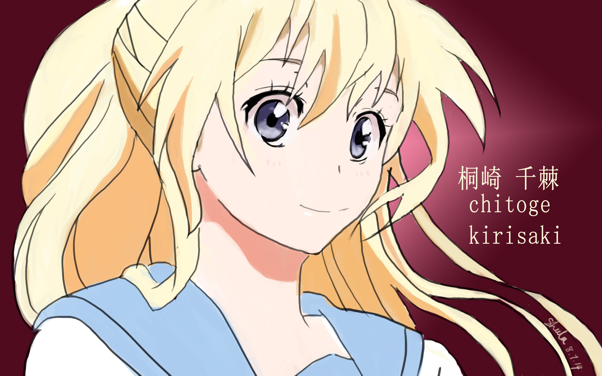 Chitoge Kirisaki Wallpaper X Wallpaper Teahub Io