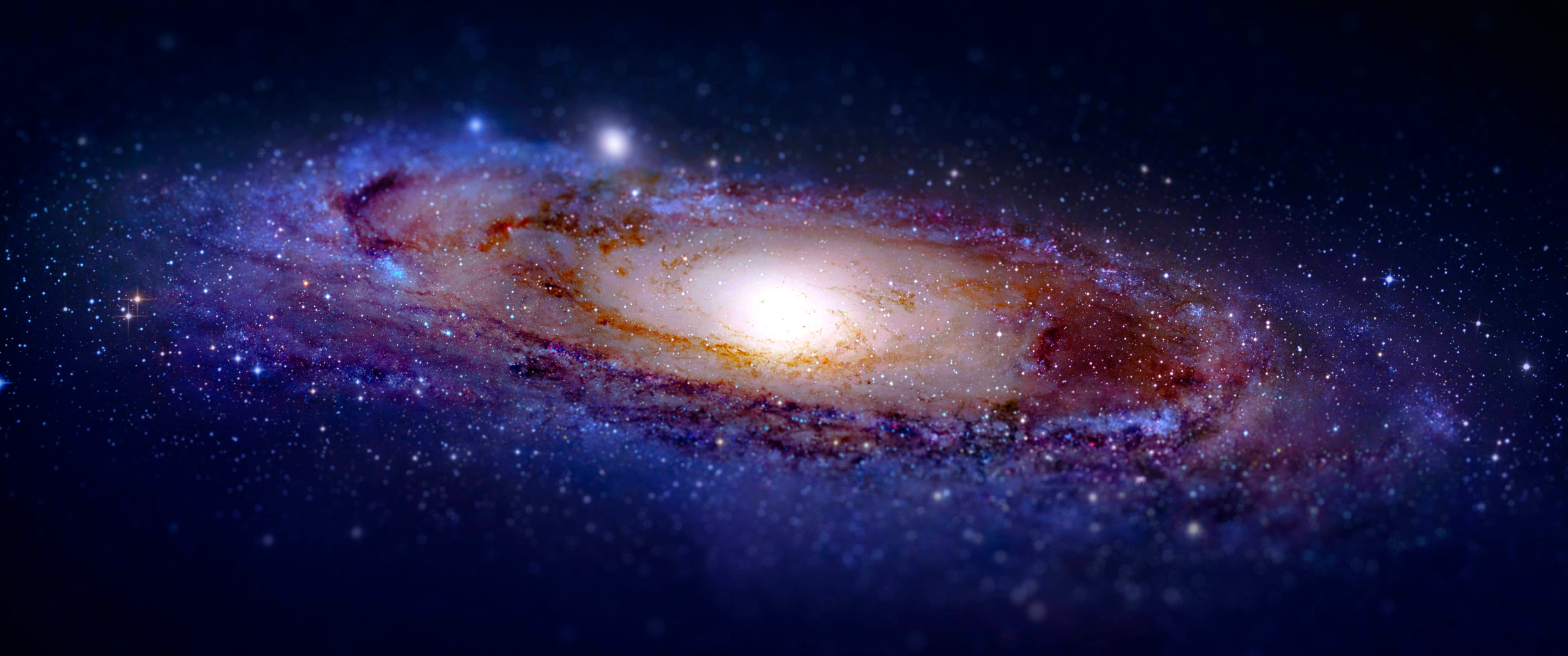 Andromeda Galaxy Ultrawide Wallpaper Data-src - Real Milky Way Galaxy ...