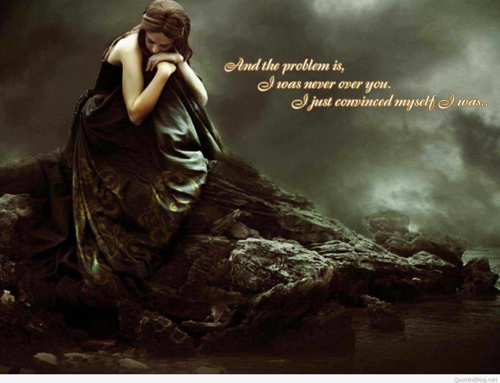 Best Sad Love Quotes Hd Wallpaper - Sad Girl In Night - 1600x1228 Wallpaper  