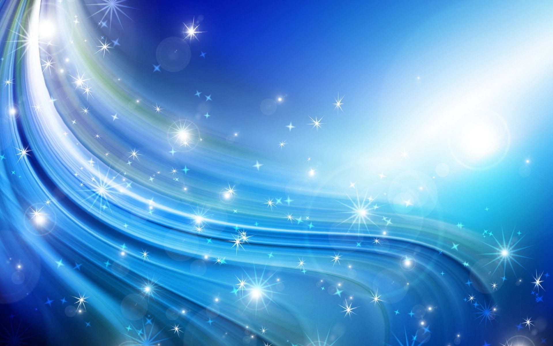 Abstract Christmas Wallpaper Desktop Bright Shining - Blue Sparkling  Background Hd - 1920x1200 Wallpaper 