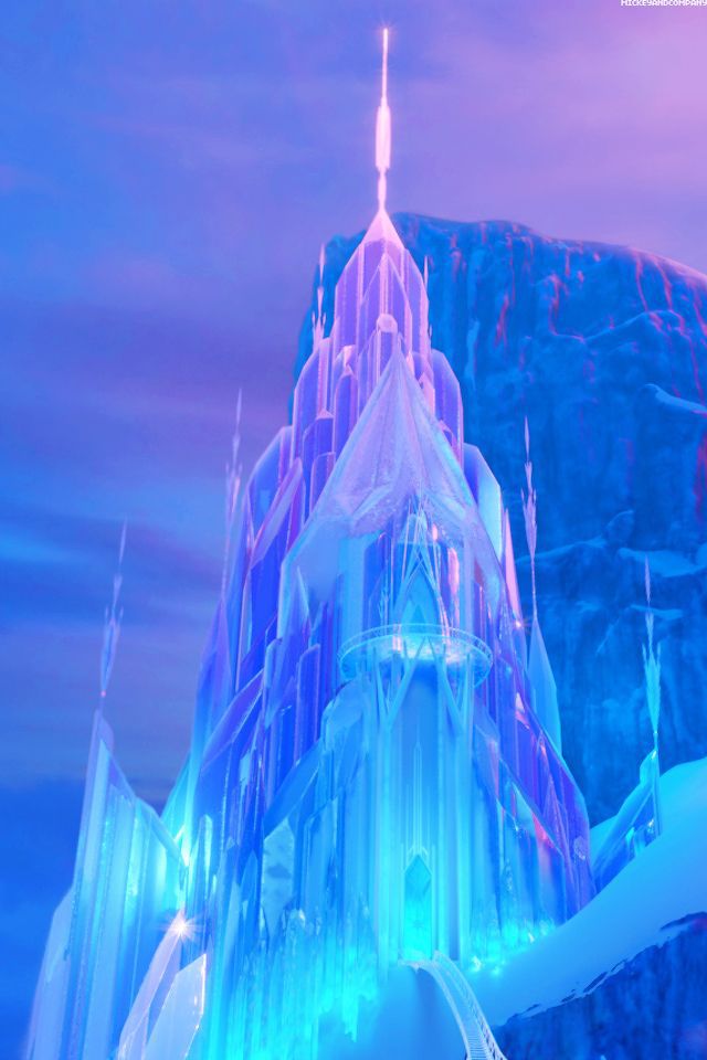frozen castle wallpaper hd