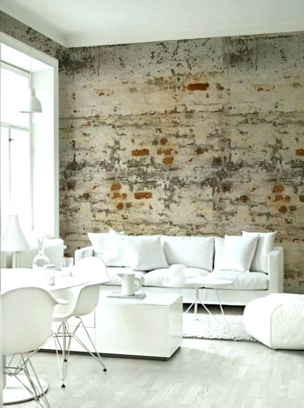 Wallpaper For Living Room Modern Modern Wallpaper Ideas - Living Room Industrial Design - HD Wallpaper 