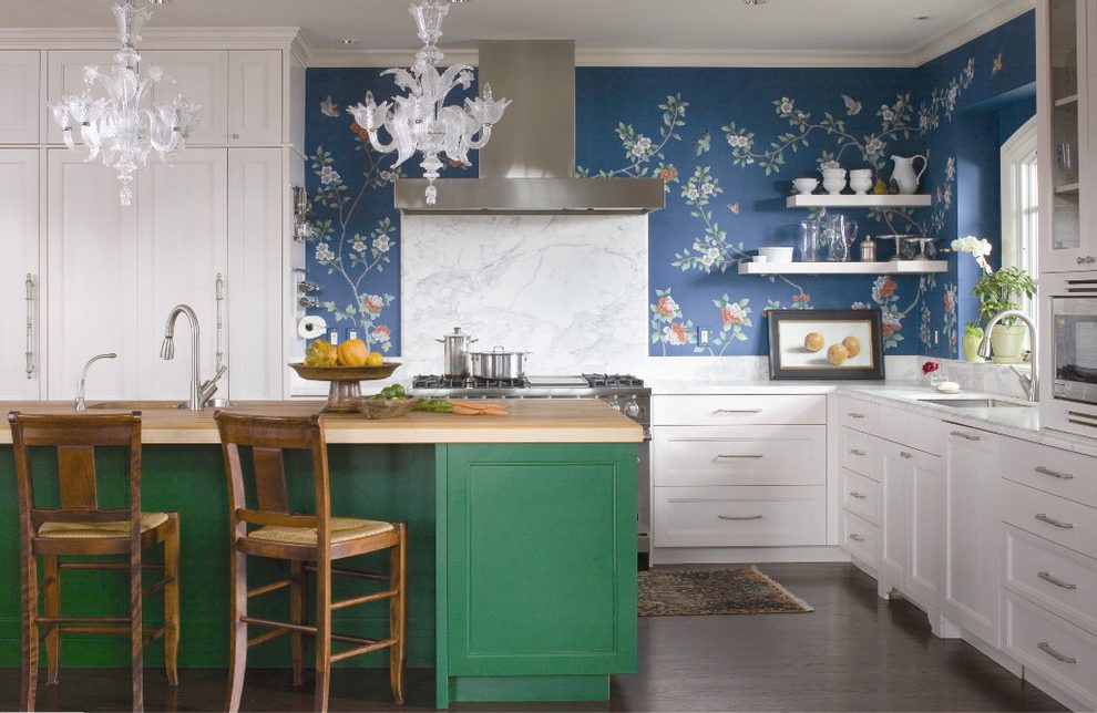 Denver Contemporary Wallpaper Designs With Kitchen - Modern Wallpaper ...