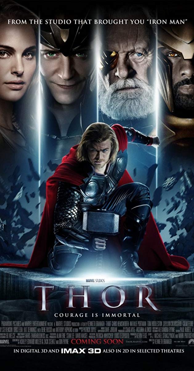 Thor 1 Movie Poster - HD Wallpaper 