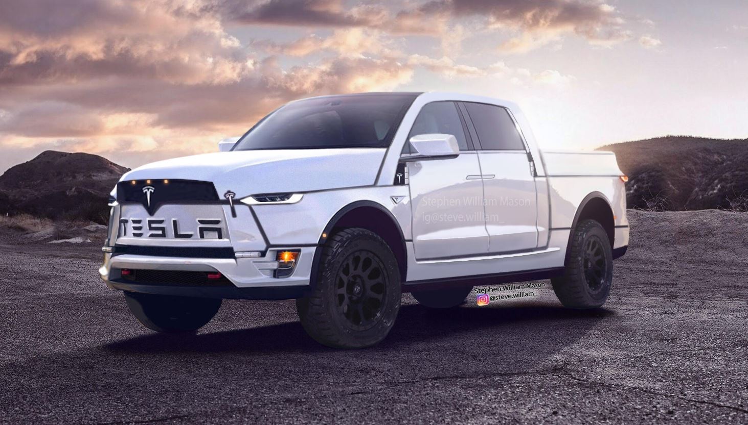 Truck Wallpaper Tesla Pickup Truck 1463x833 Wallpaper Teahub Io