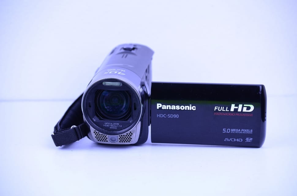 Gray And Black Panasonic Full Hd Camcorder Preview - HD Wallpaper 