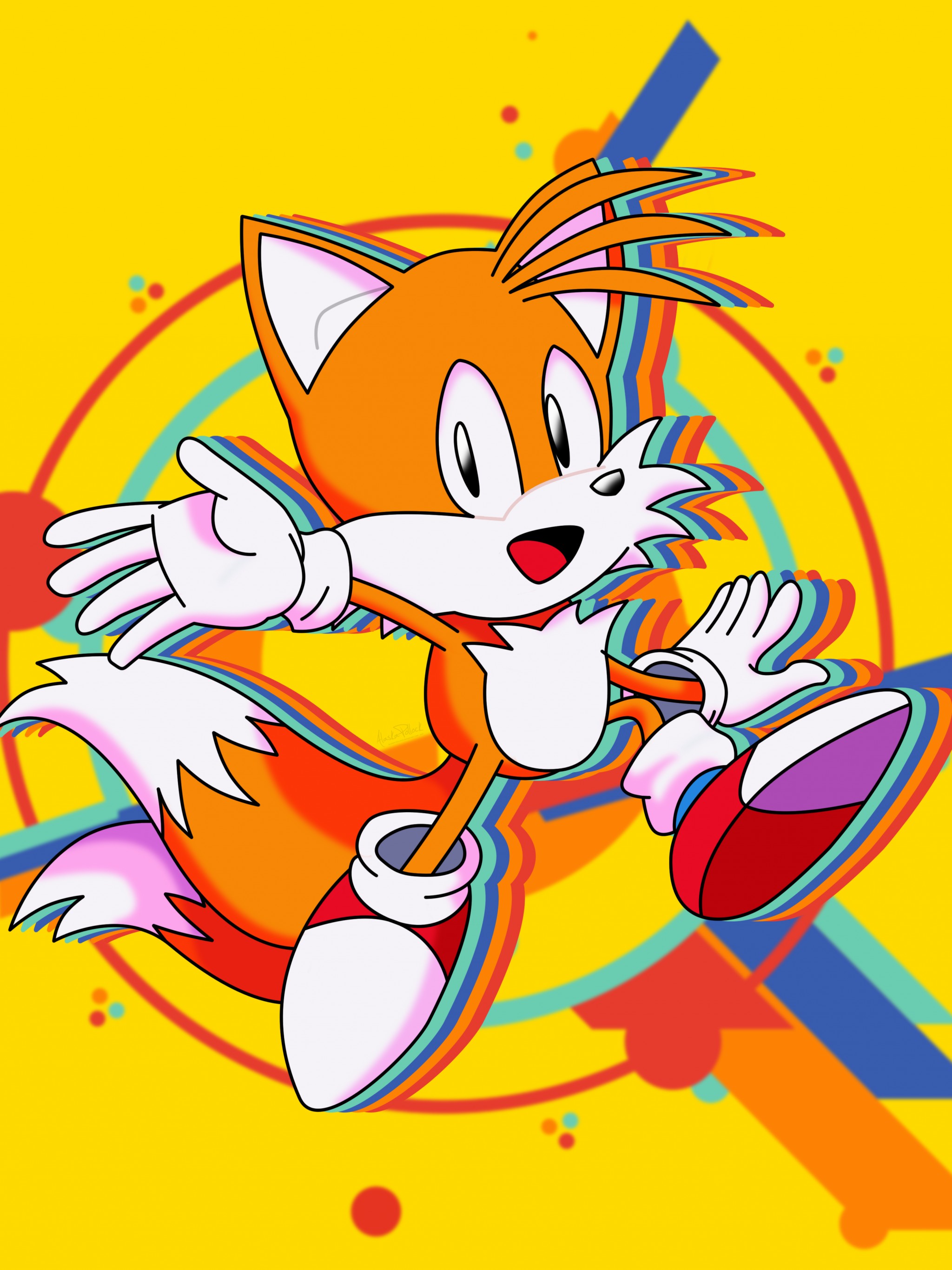 Sonic Mania Tails Wallpaper