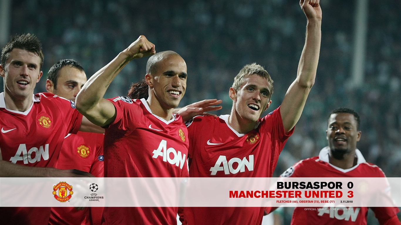 Bursaspor 0 United - Manchester United F.c. - 1366x768 Wallpaper ...