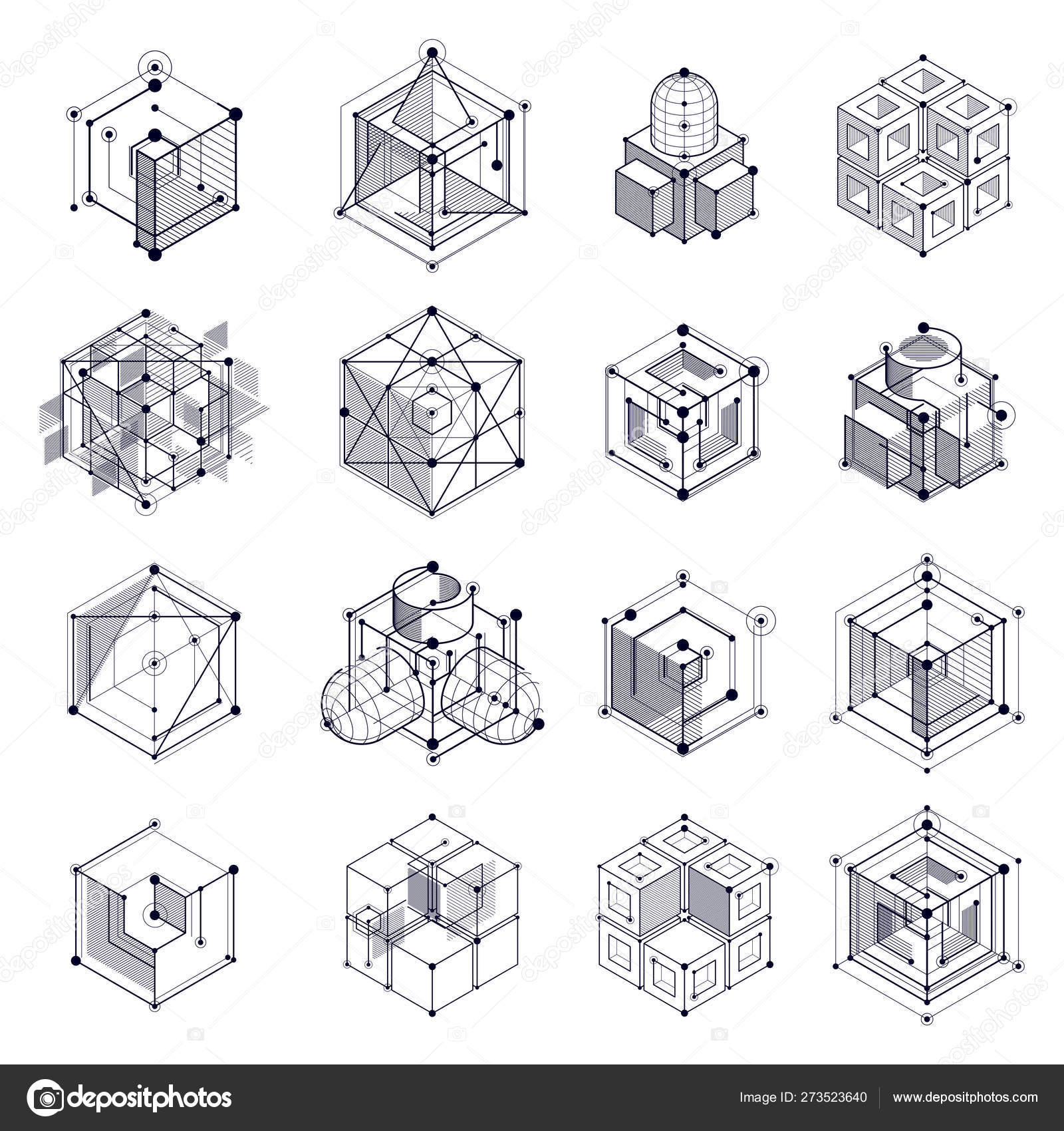 Isometricas Cubo - HD Wallpaper 