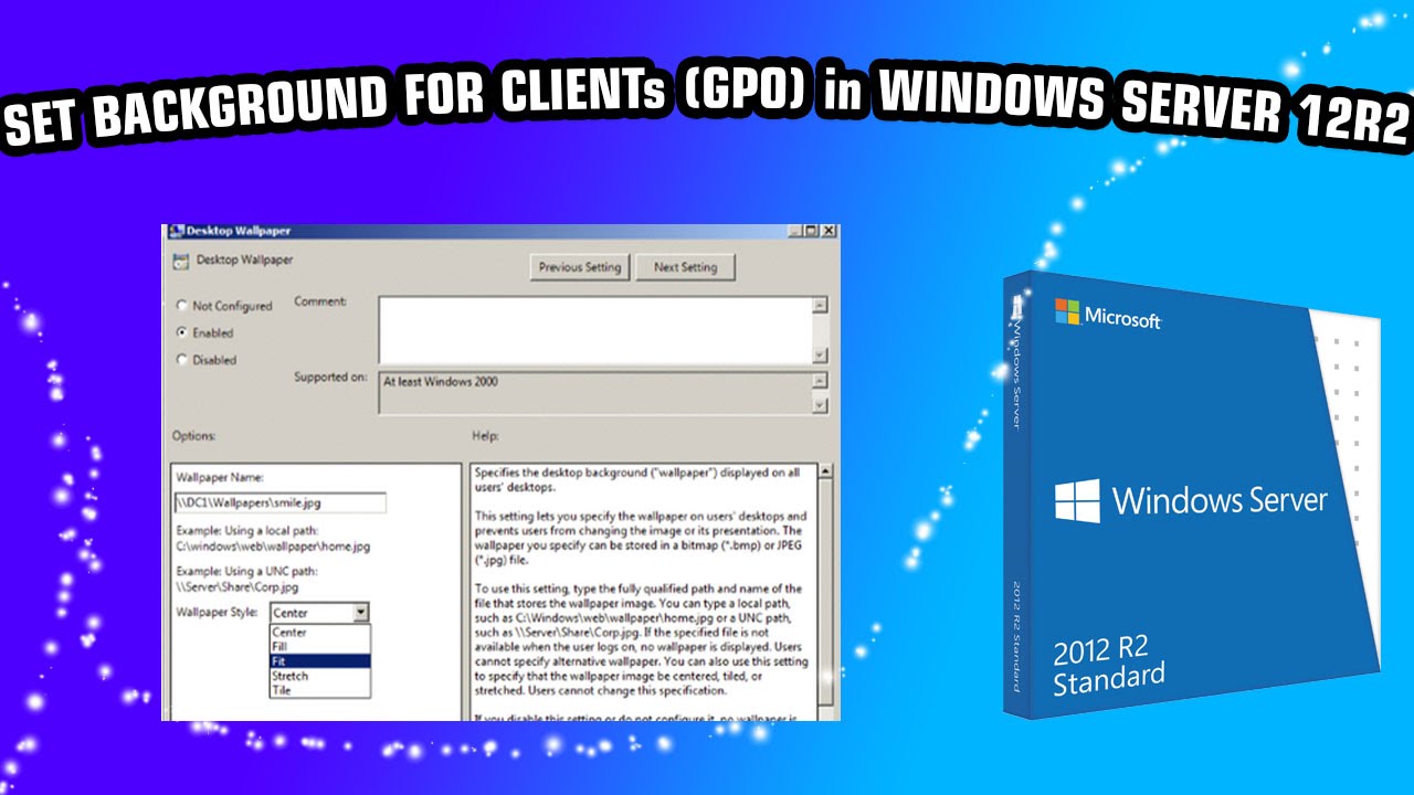 Change Windows Desktop Background In Server 2012 - HD Wallpaper 