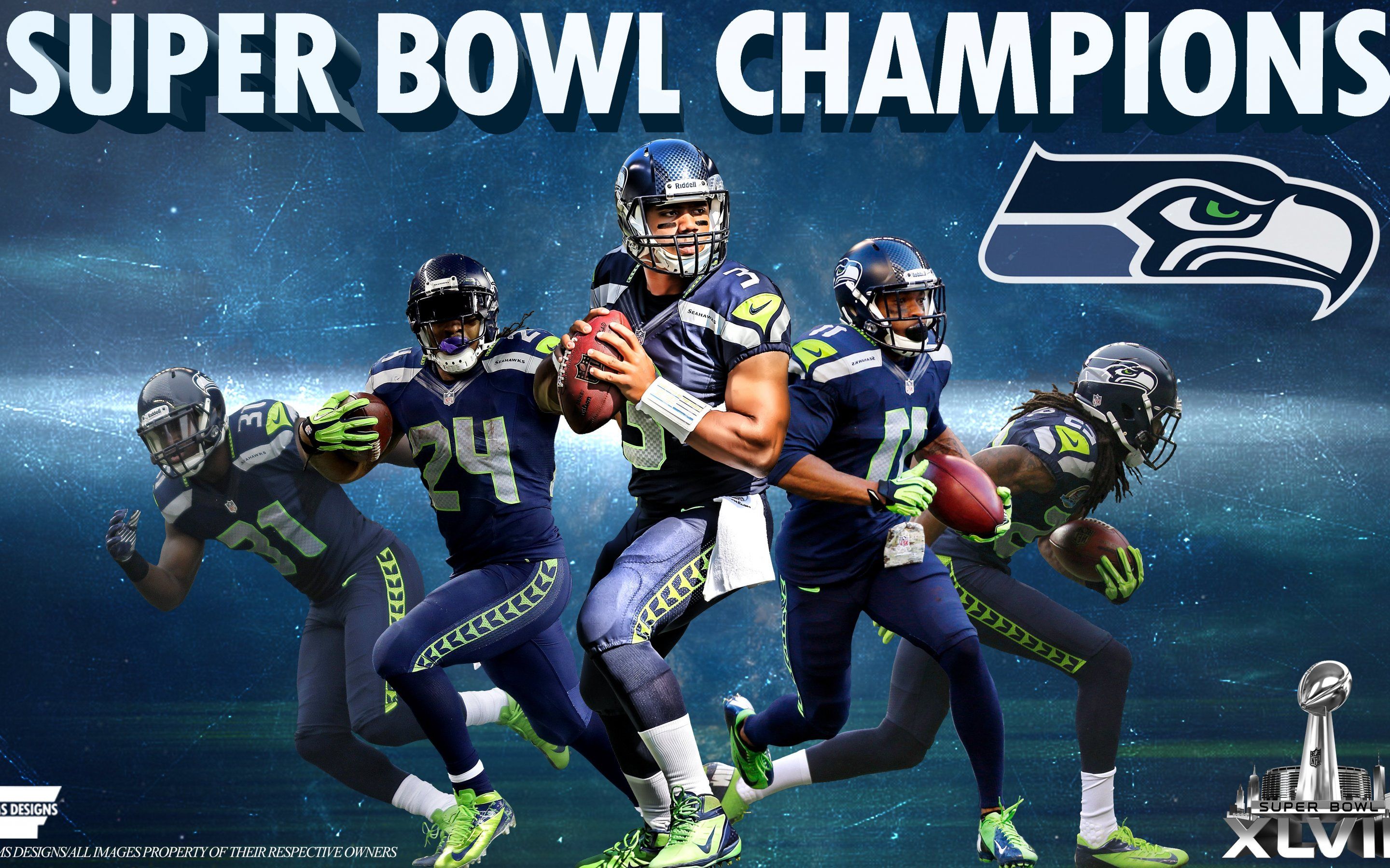 Seattle Seahawks Super Bowl Champion 2880x1800 Wallpaper