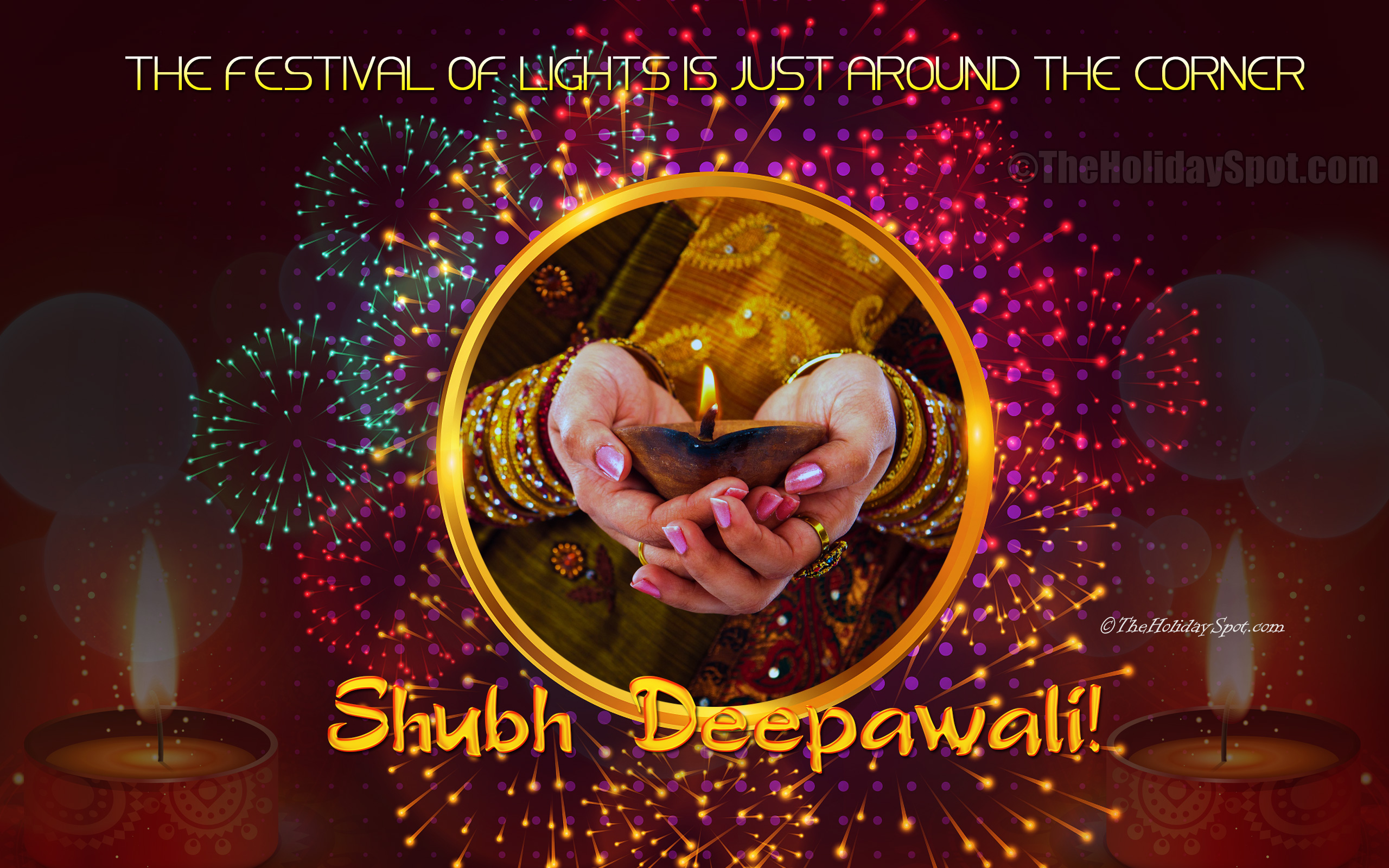 Shubh Deepawali, The Festival Of Lights - Shubh Deepawali Wallpaper Hd -  2560x1600 Wallpaper 