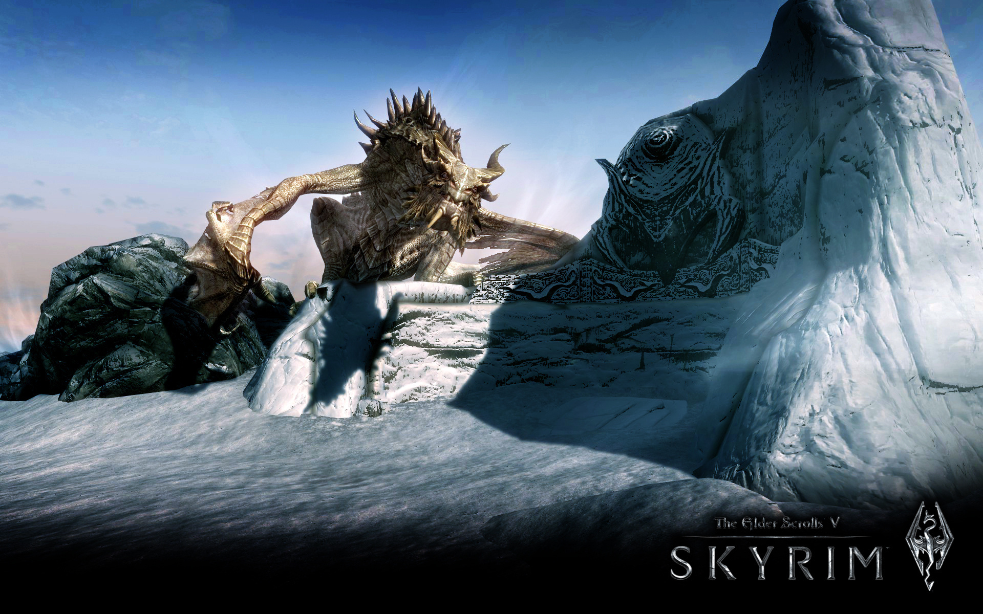 Wallpaper The Elder Scrolls V Full Hd Skyrim 19x10 Wallpaper Teahub Io