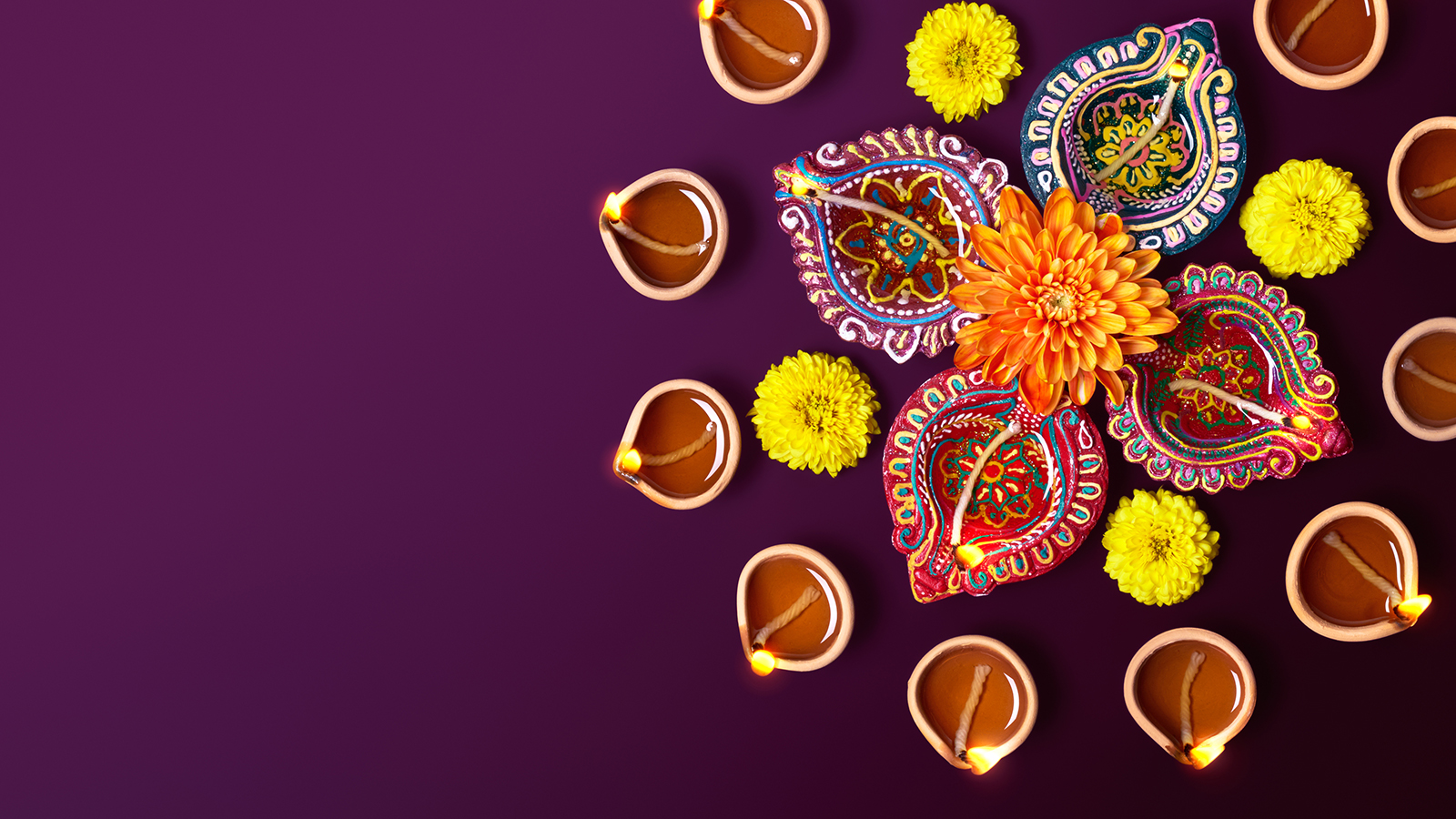 Beautiful Diwali Wallpaper - Happy Diwali 2018 Marathi - 1600x900 Wallpaper  