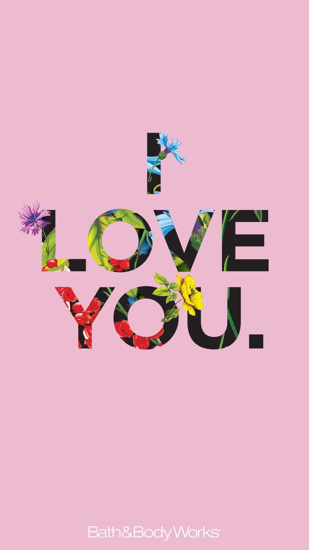 I Love You Iphone Wallpaper - Graphic Design - HD Wallpaper 