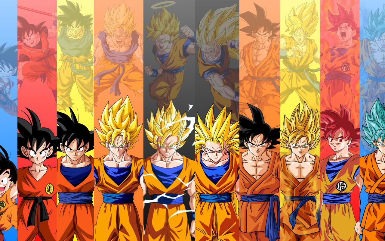 Dragon Ball Goku Growth - 1280x800 Wallpaper - teahub.io