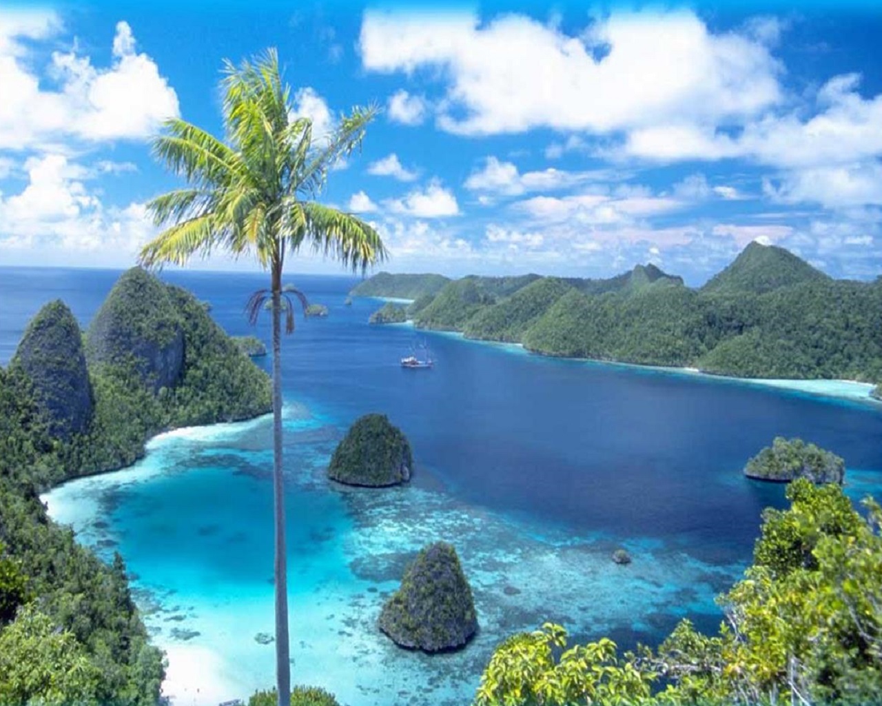 Kumpulan Foto Pemandangan Gunung Dan Sawah Dan Laut - Ilha Papua Nova
