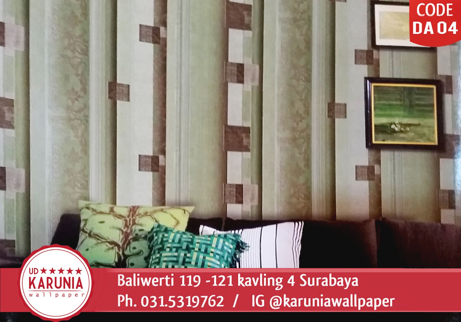 Jual Wallpaper Dinding Surabaya - Interior Design - HD Wallpaper 