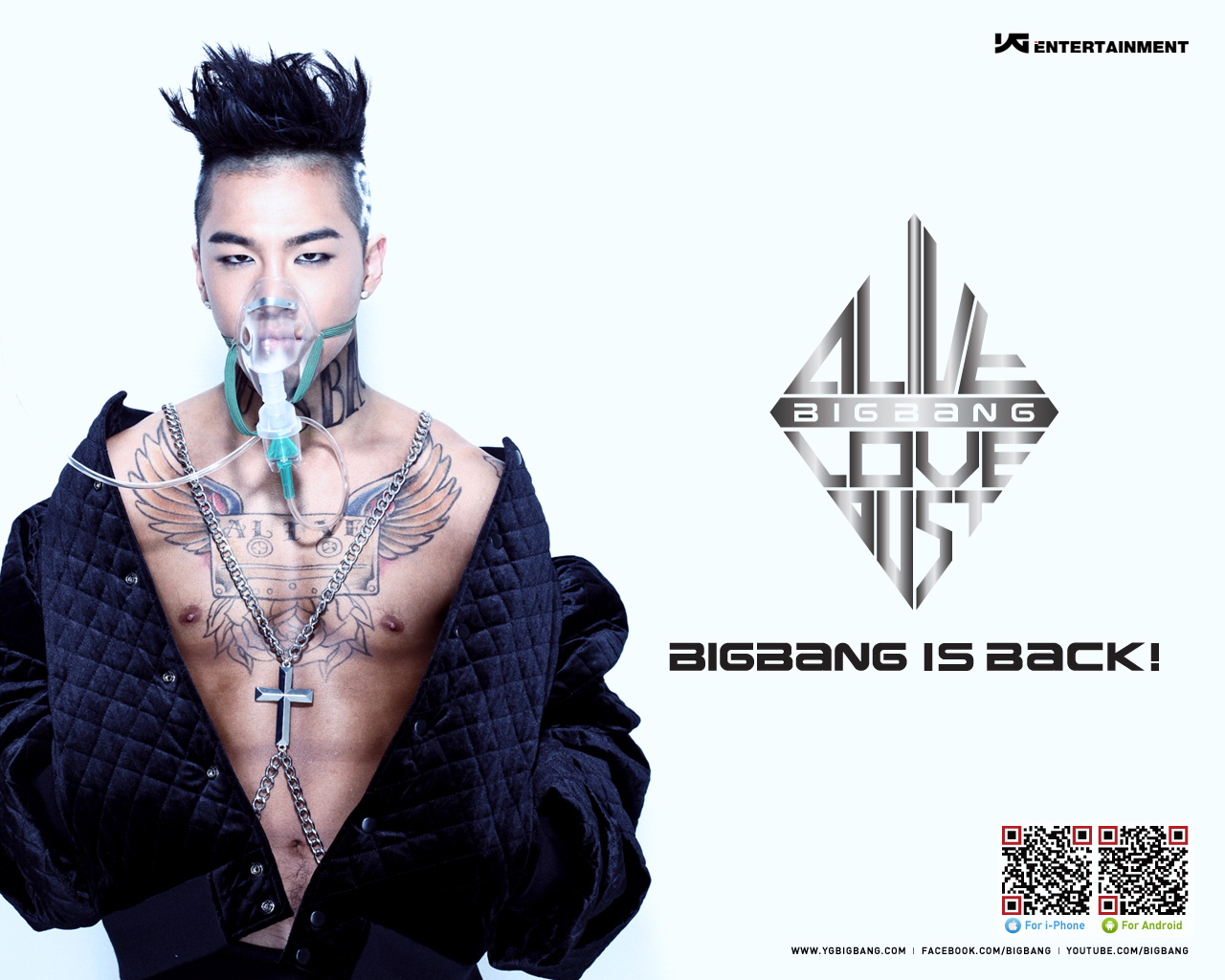 Big Bang Taeyang Alive G Dragon Blue Black Hair 1280x1024 Wallpaper Teahub Io