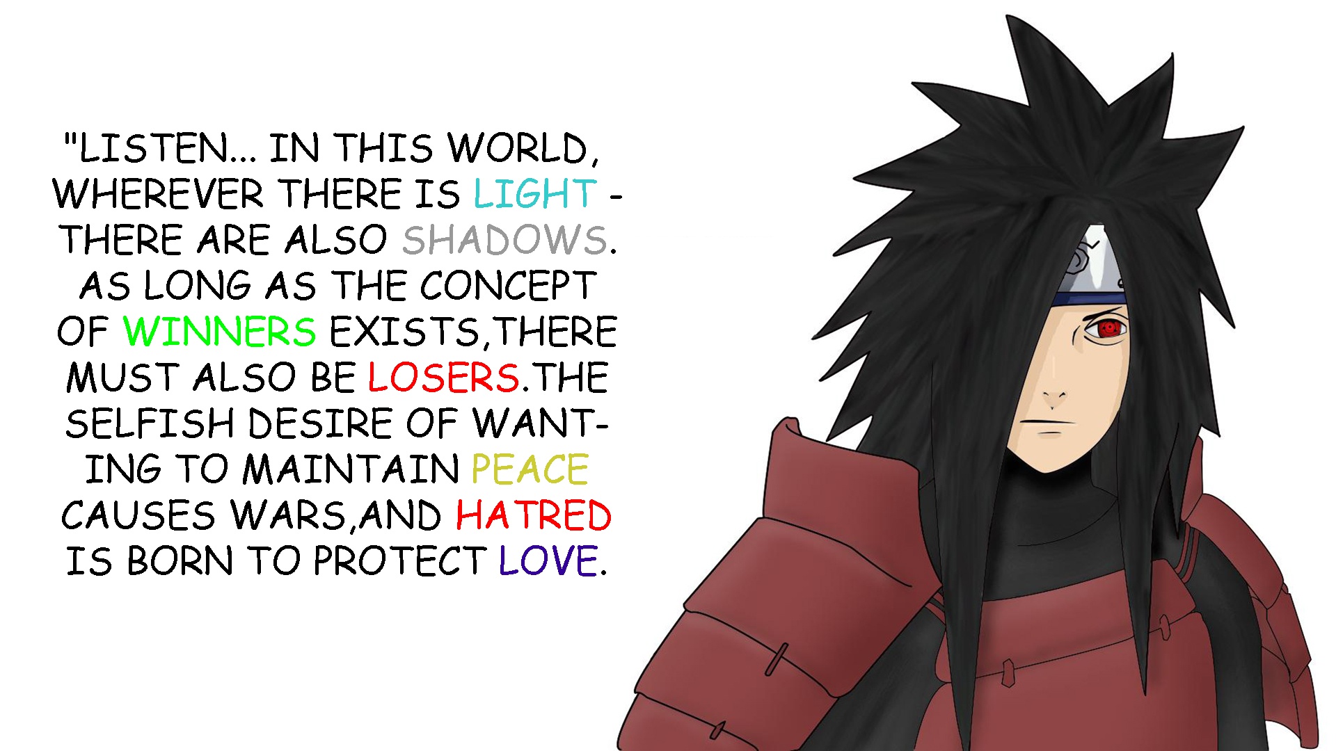 Download John Robison - <b>Madara</b> Uchiha Logo for desktop or mobile device. 