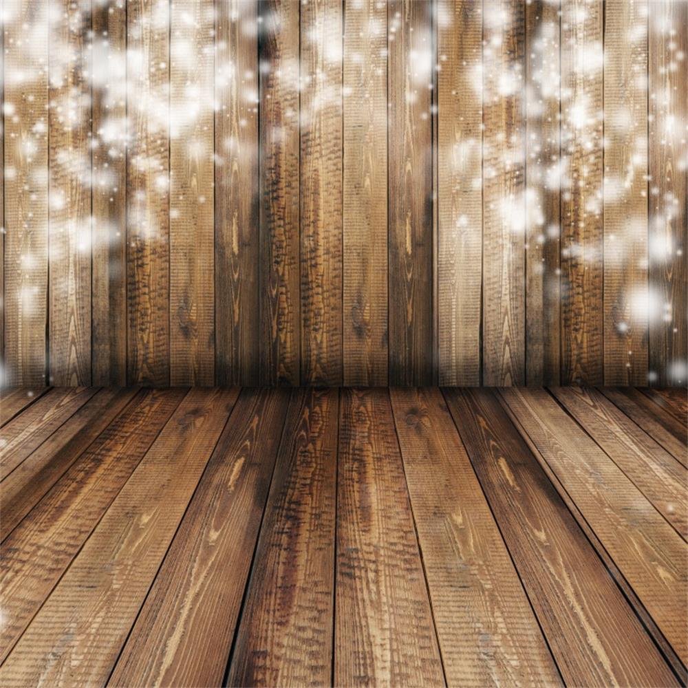 Rustic Wood Background With Lights - 1000x1000 Wallpaper 