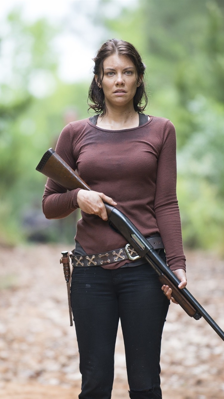 Iphone Wallpaper Lauren Cohan The Walking Dead Maggie Walking Dead Body 750x1334 Wallpaper 1546