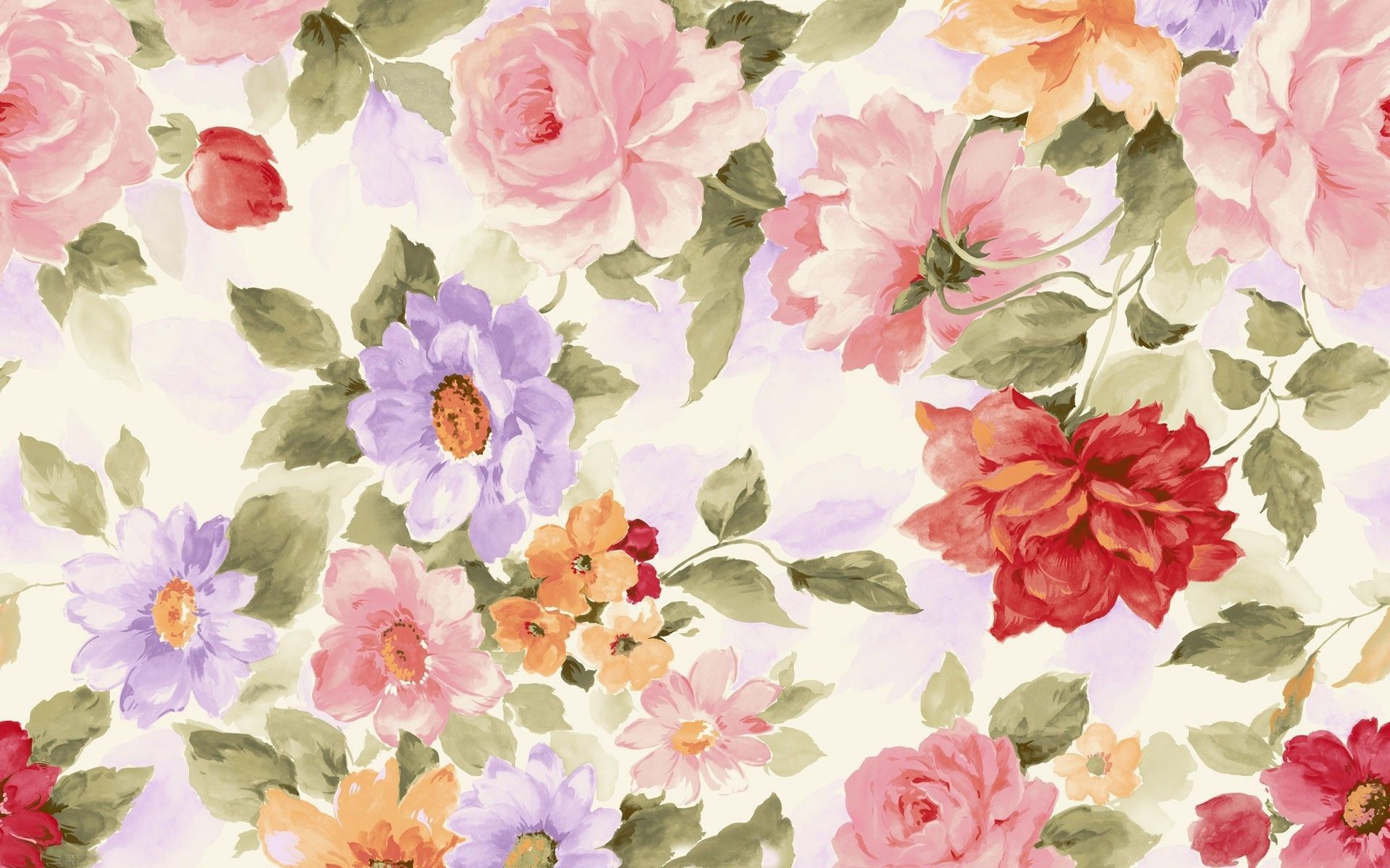 1920x1200, Watercolor Flowers Wallpaper - High Resolution Background Flower  Watercolor - 1920x1200 Wallpaper 