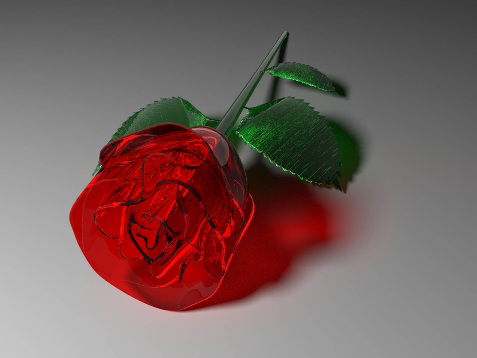 Glass Rose - 1600x1200 Wallpaper - teahub.io