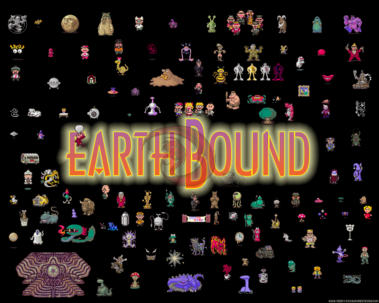 Earthbound Wallpapaer Nintendo Earthbound Posters 1280x1024 Wallpaper Teahub Io