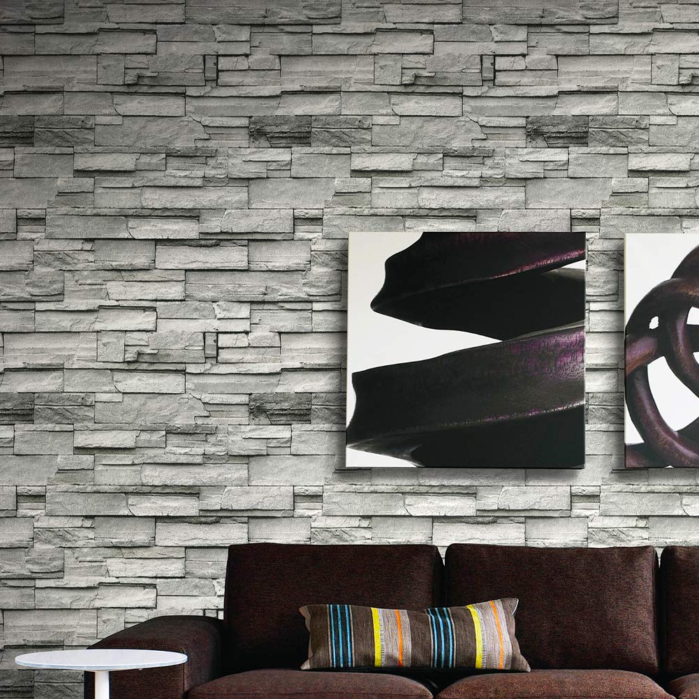 Living Room Wall Blocks Design - HD Wallpaper 