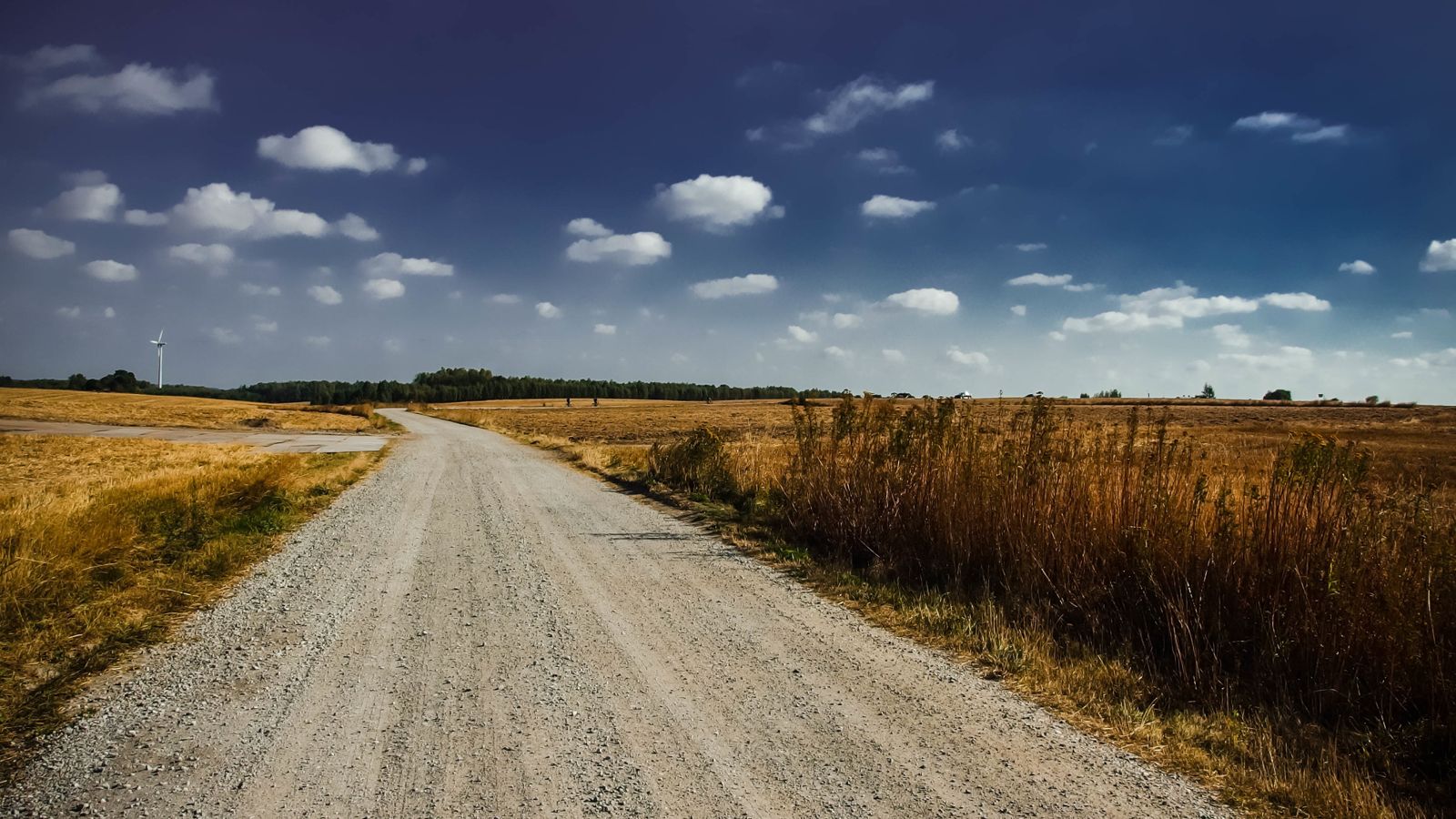 Nature Sky Clouds Road Countryside Wallpaper Gravel Road Next To