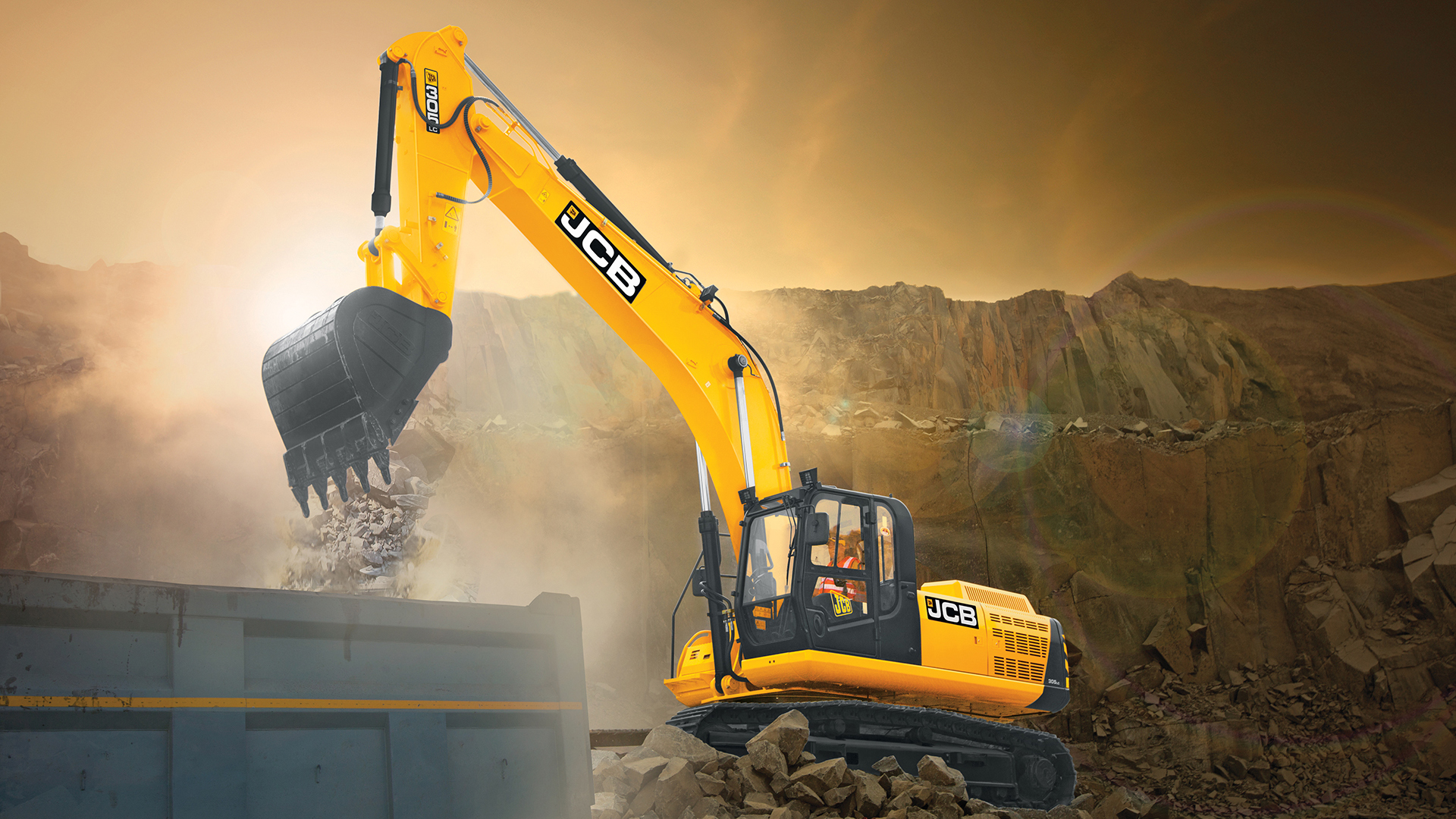 Jcb 305lc Jcb Excavator 19x1080 Wallpaper Teahub Io