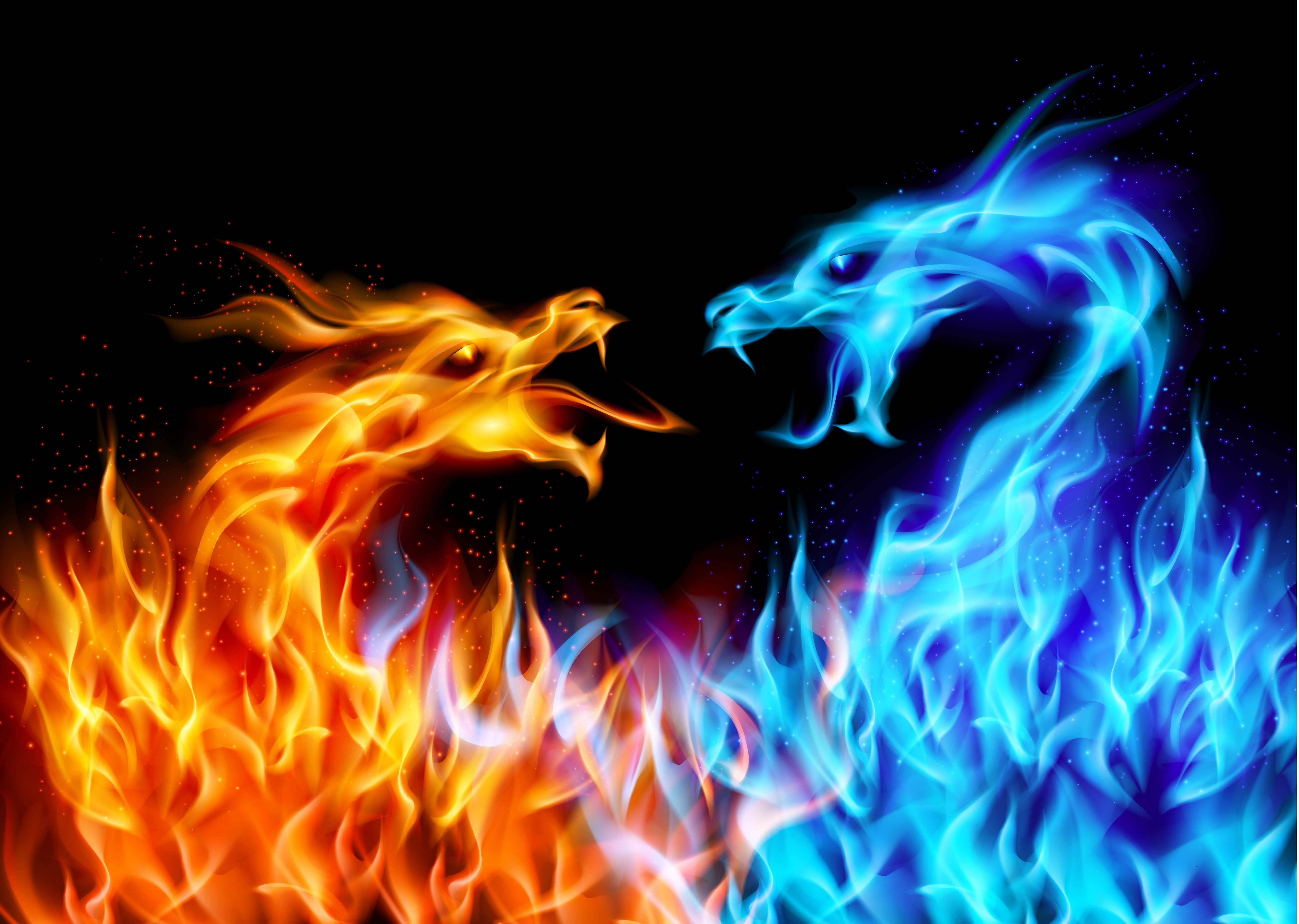 blue fire vs red fire