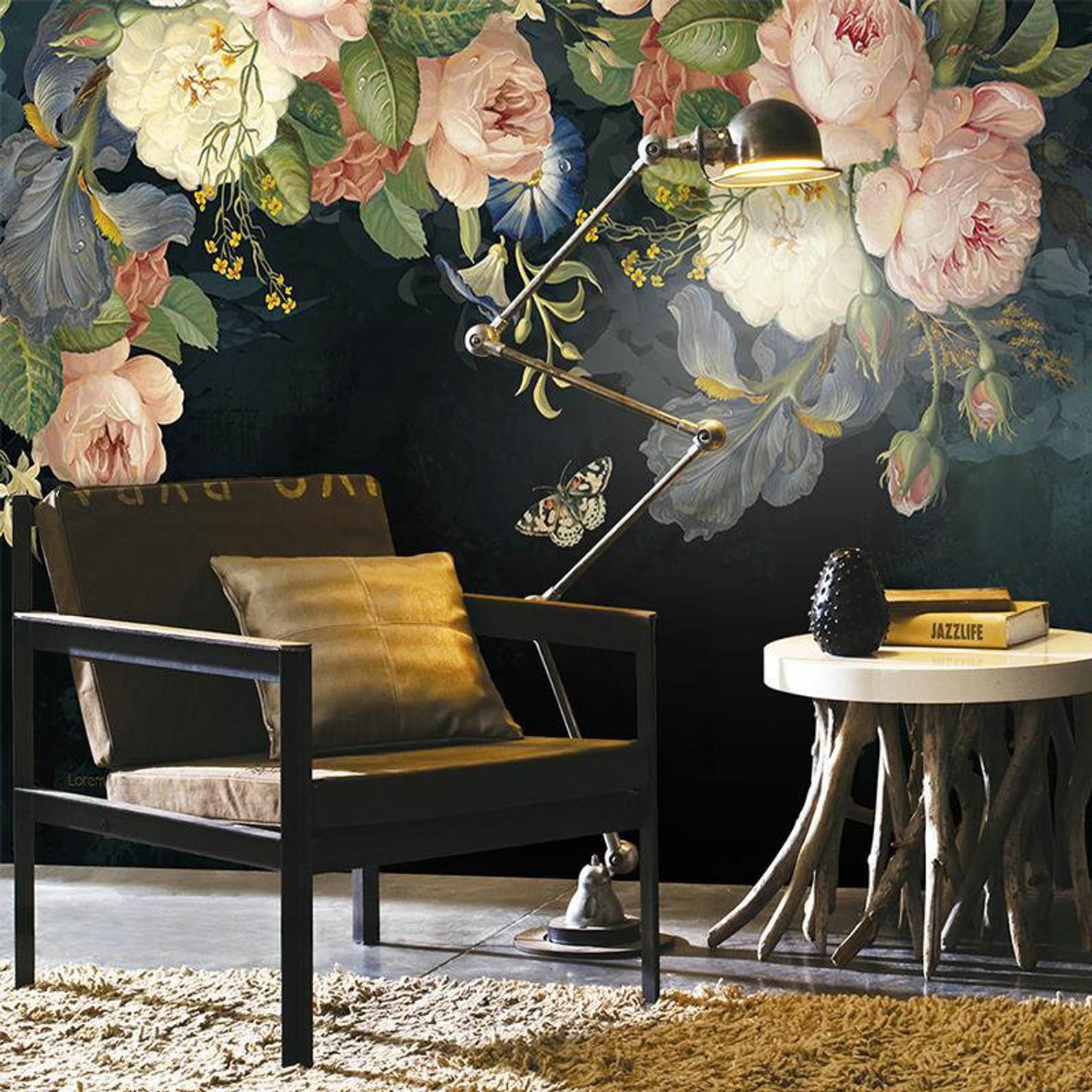 Behang Grote Bloemen - HD Wallpaper 