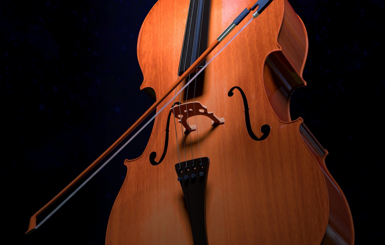 Photo Wallpaper Music, Cello, Tool, Bow - Cello Hd - HD Wallpaper 