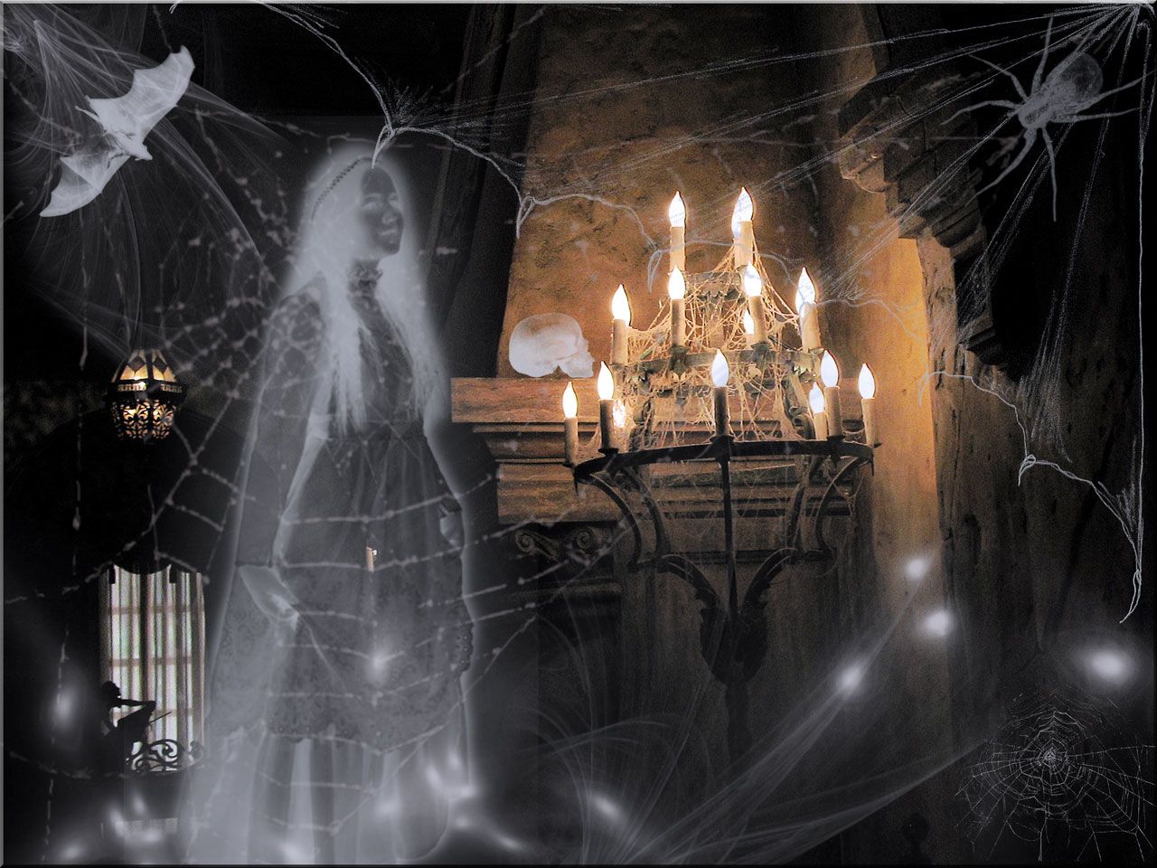 Horror Spooky Halloween Background - 1280x960 Wallpaper 