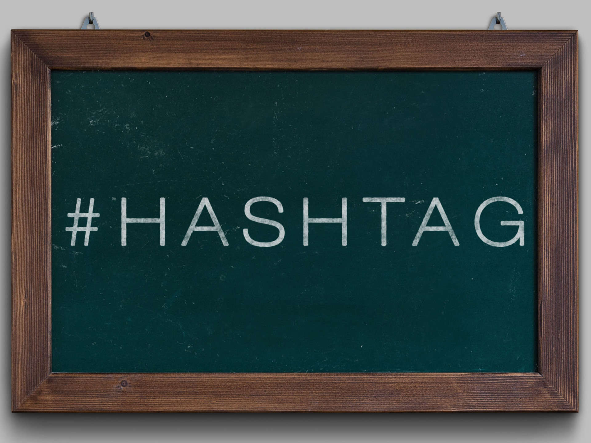 Hashtag Chalkboard - Picture Frame - HD Wallpaper 