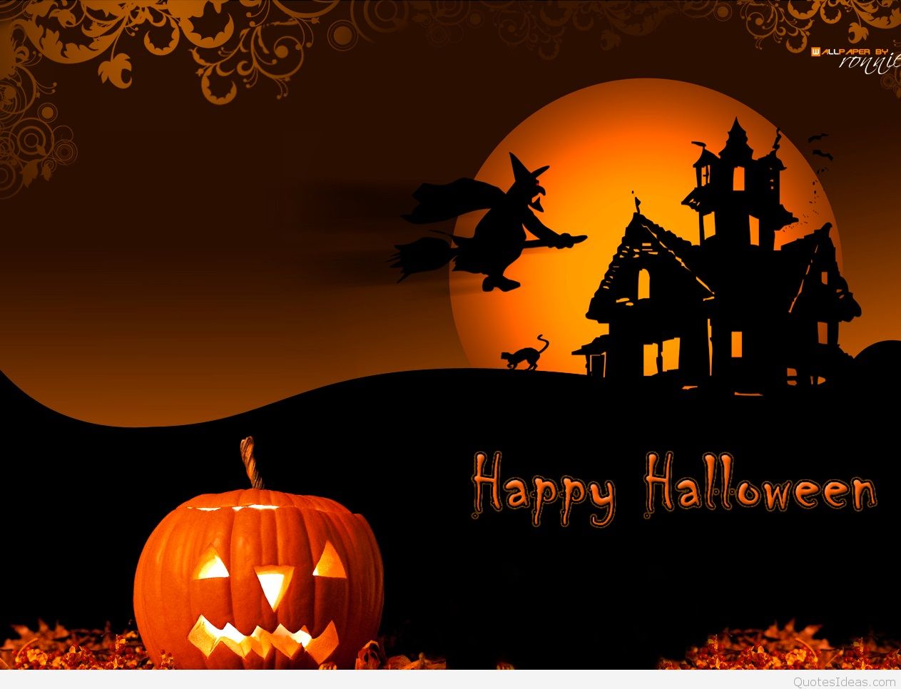 Happy Halloween - Happy Halloween Hd - 1263x966 Wallpaper - teahub.io