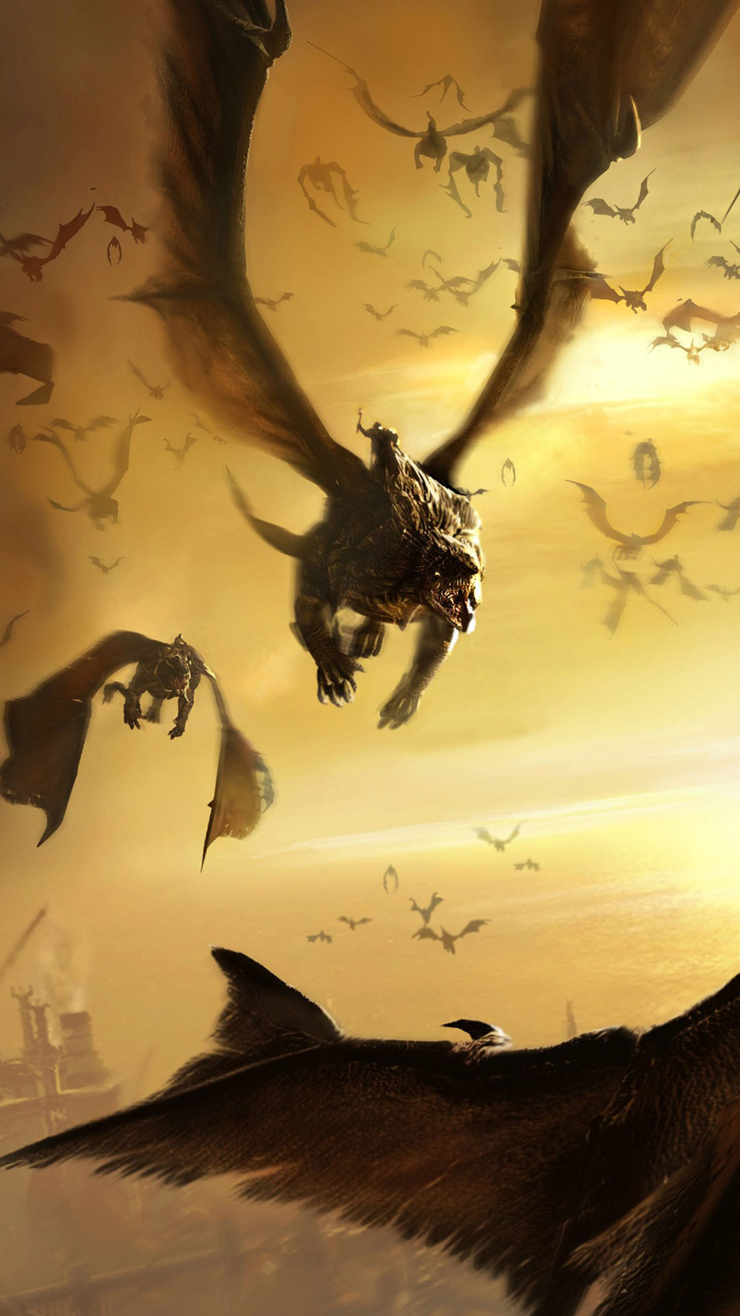 Dragons Lair Artwork Android Wallpaper Free Download Lair Dragons 1080x19 Wallpaper Teahub Io