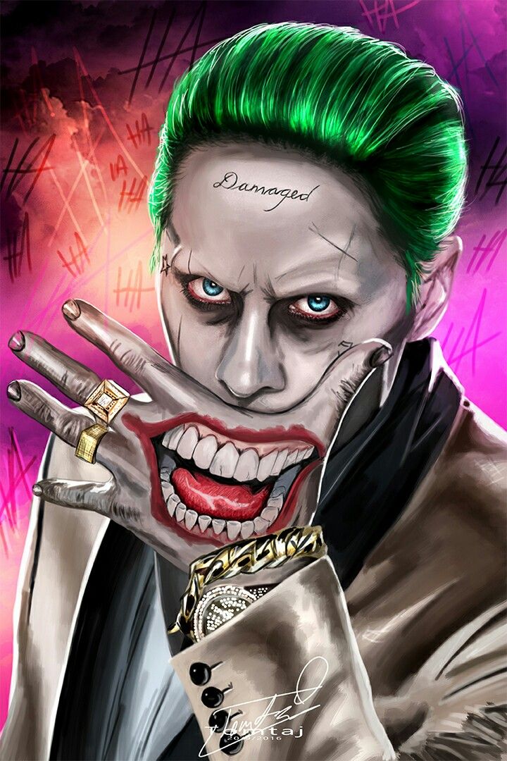 Joker Suicide Squad Fan Art - 720x1080 Wallpaper - teahub.io