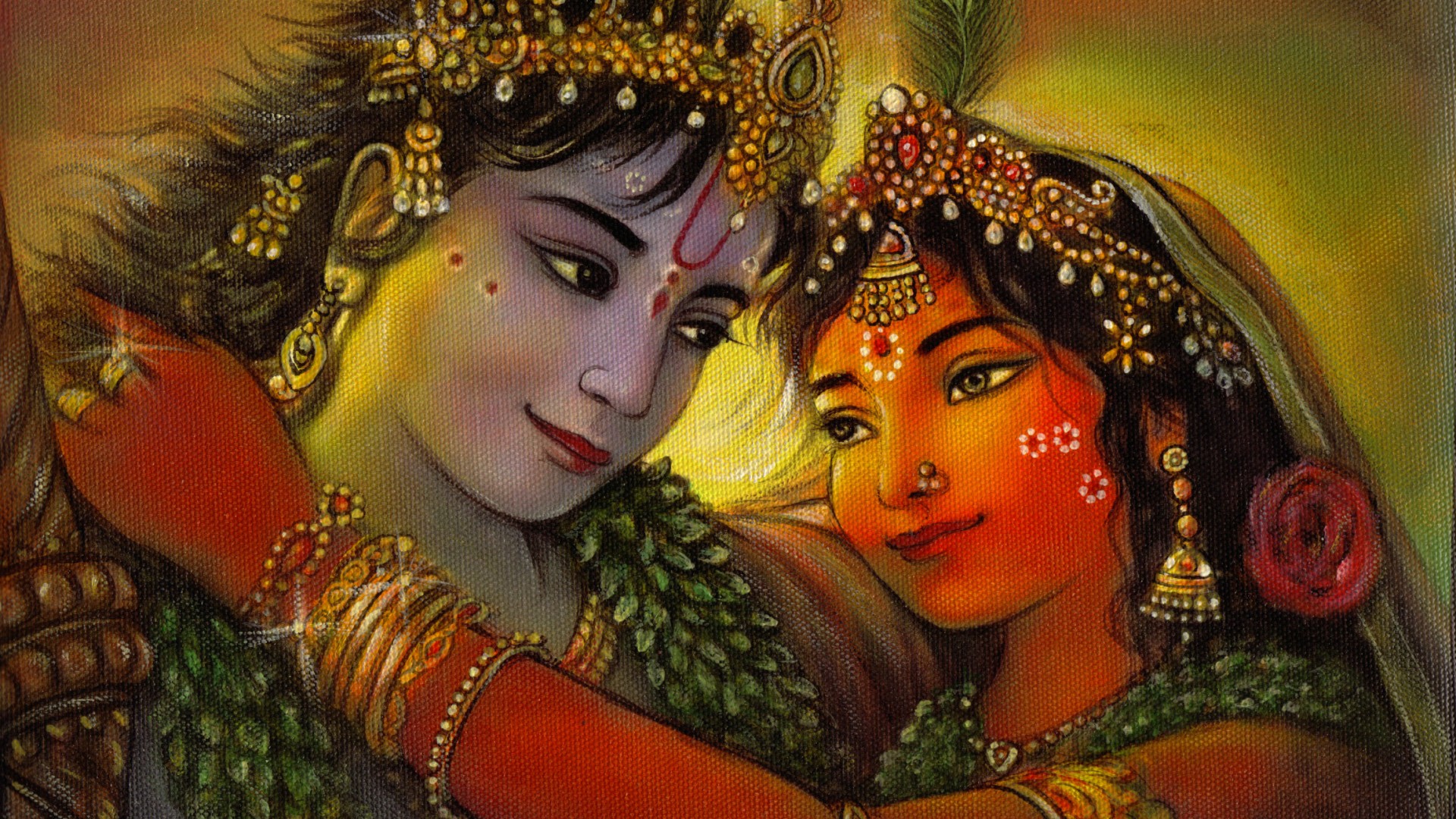 True Love Radha Krishna - 1920x1080 Wallpaper - teahub.io