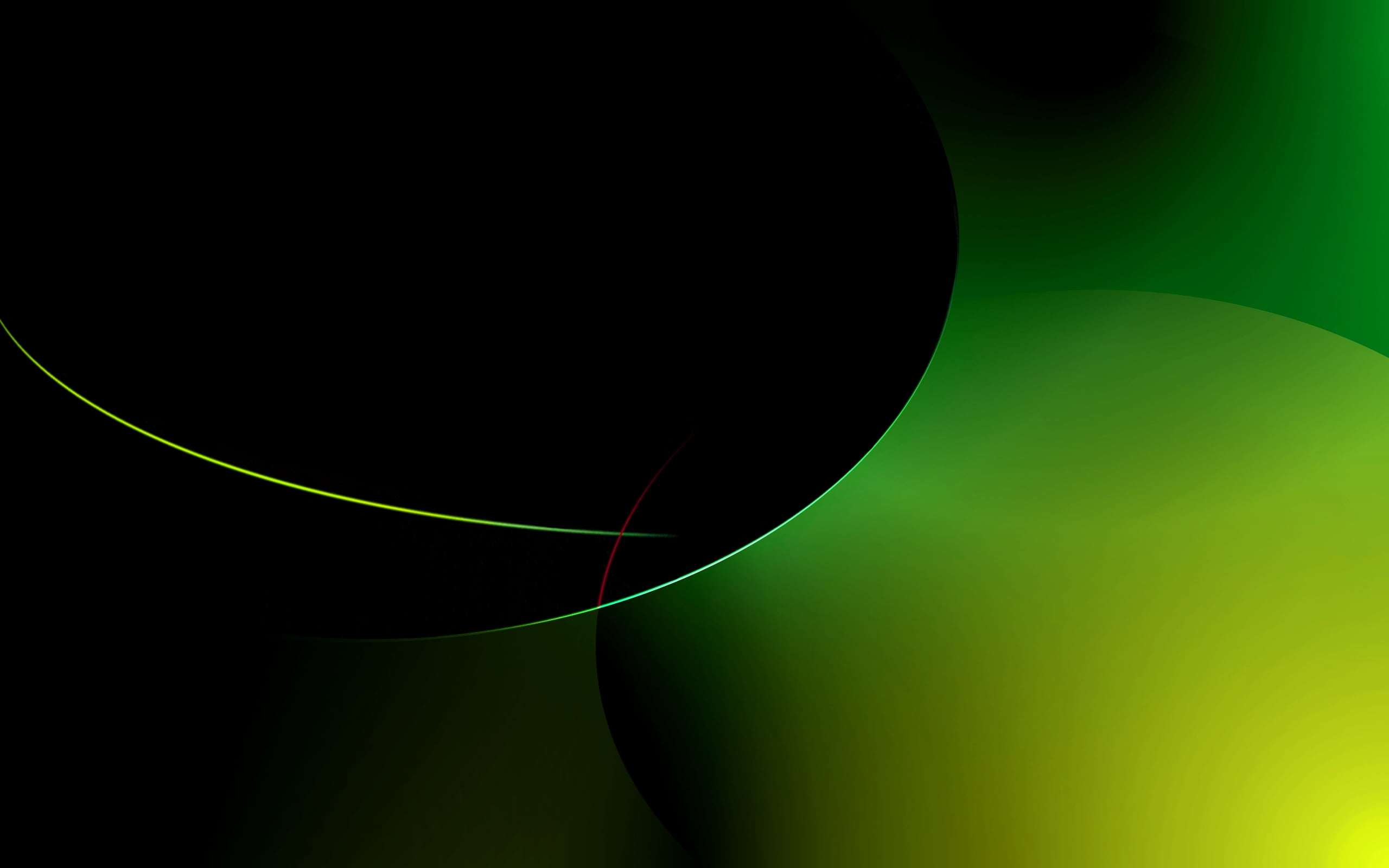 Black Green Shadow Background - 2560x1600 Wallpaper 