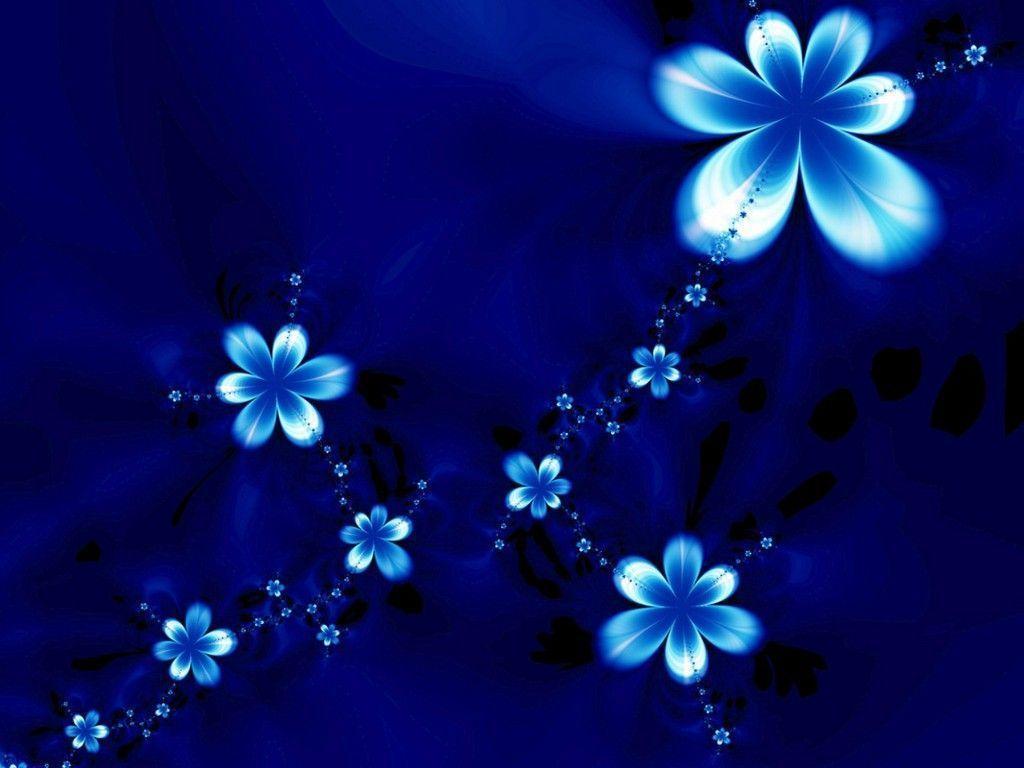 Blue Flowers Backgrounds Wallpapers Hd - Blue Color Flower Background -  1024x768 Wallpaper 