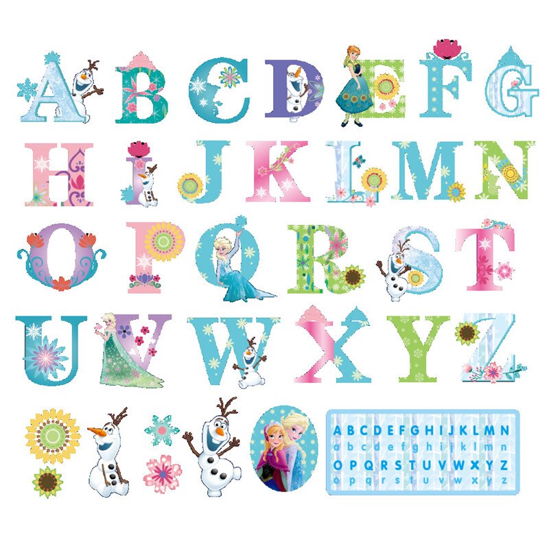 140 1403404 Disney Princess Alphabet Letters 