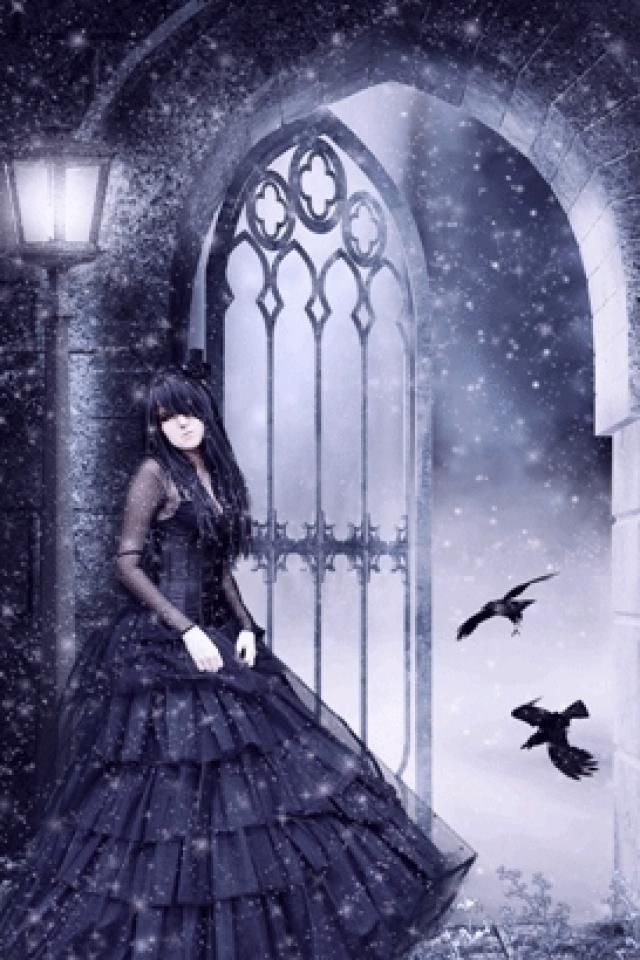 Gothic Iphone Wallpaper - Gothic Anime Wallpaper Iphone - HD Wallpaper 